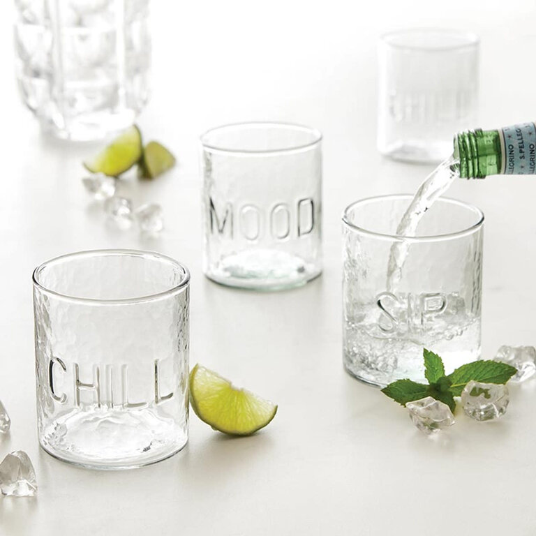 Santa Barbara Design Studio "Chill" glass tumbler