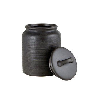 47th & Main Stoneware container with lid