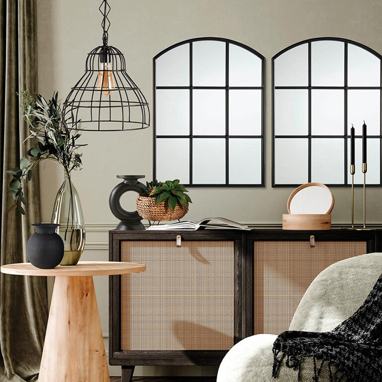 47th & Main Miroir à carreaux