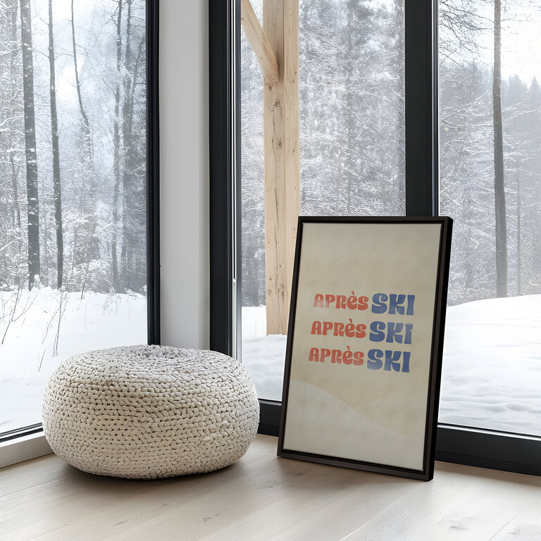 Oleka Framed canvas "Après-Ski"