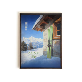Oleka Framed canvas "Out of office"