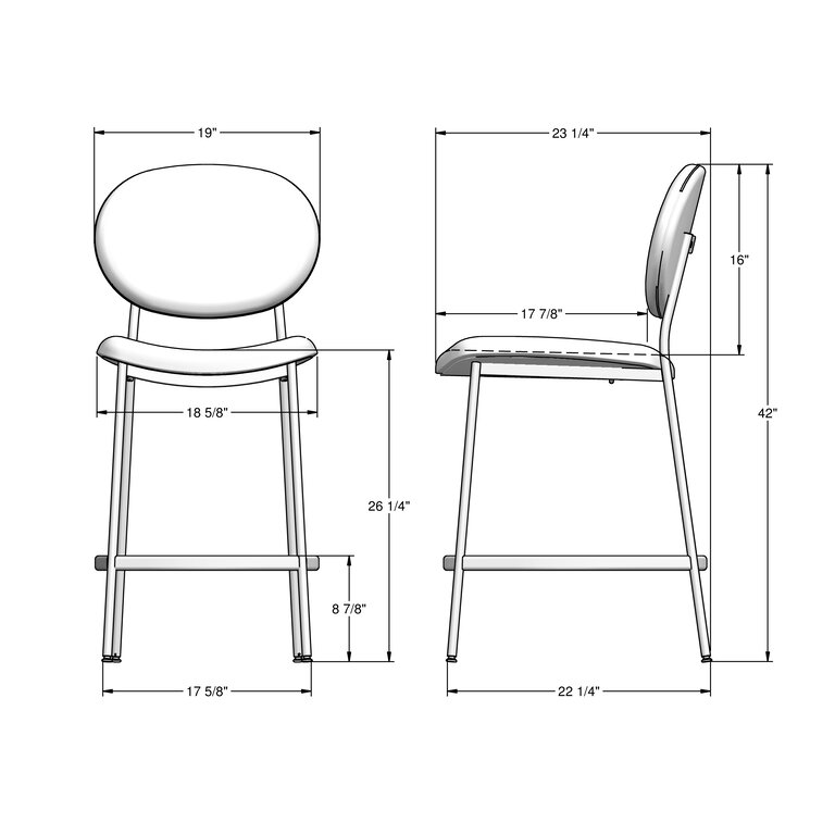 Amisco Industries Cassandra Chair