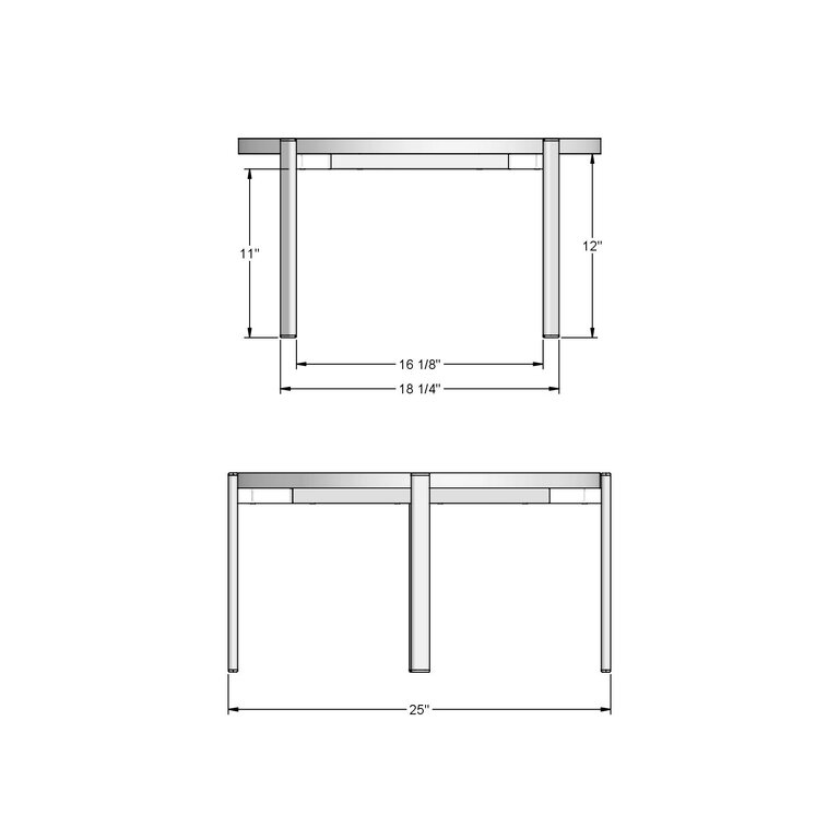 Amisco Industries Table de bout Maya - 24"