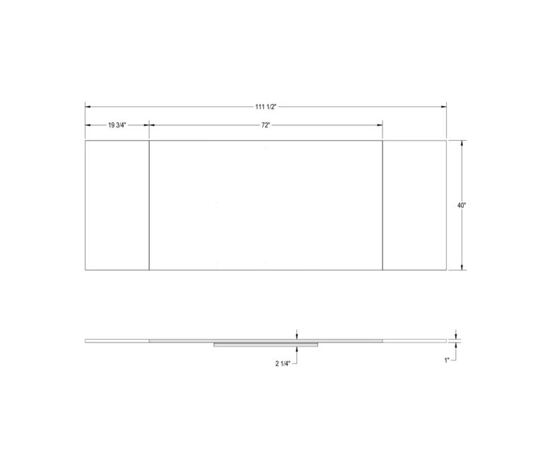 Amisco Industries Table à dîner Charlie