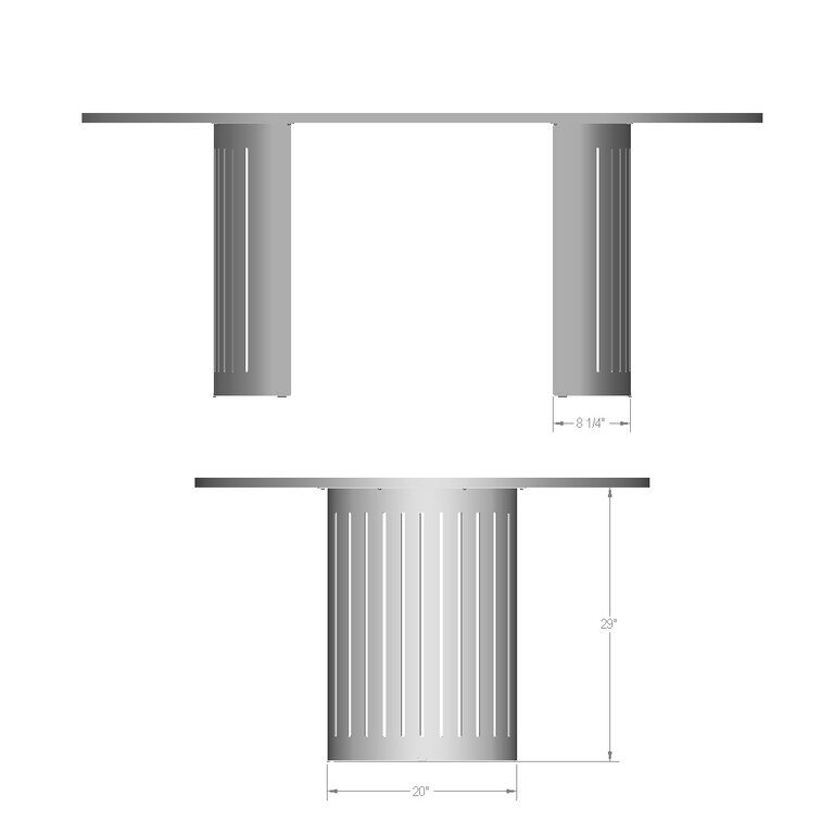 Amisco Industries Table Rachel
