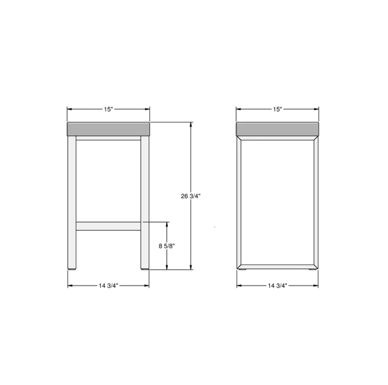 Amisco Industries Tabouret Aaron - Comptoir