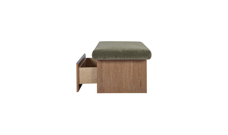 Moe's Home Glenda bench with drawer storage