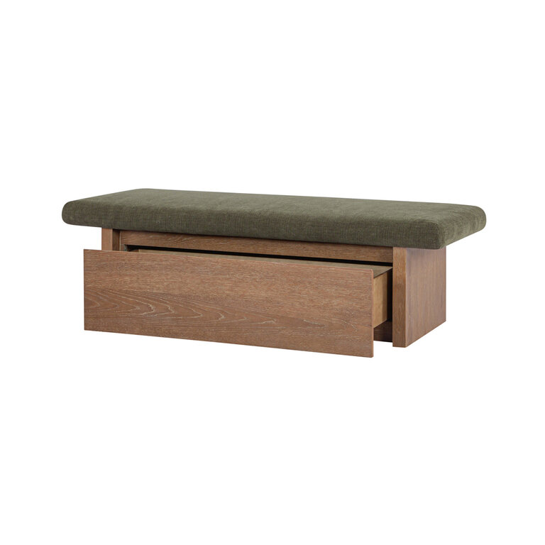 Moe's Home Glenda bench with drawer storage