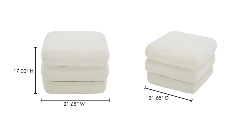 Moe's Home Pouf Lola