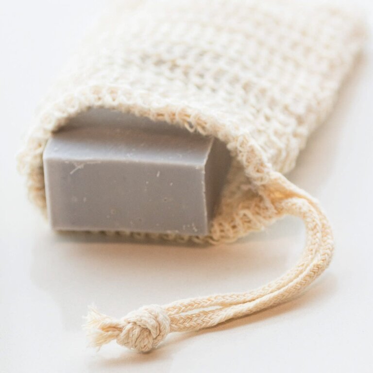 Jute soap pouch