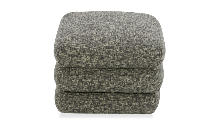 Moe's Home Ottoman Lowtid Gris Pierre