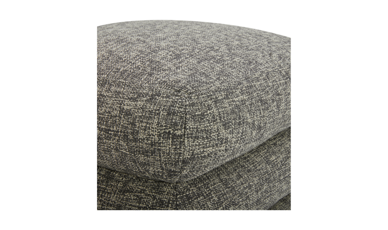 Moe's Home Ottoman Lowtid Gris Pierre