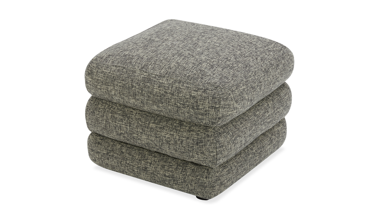 Moe's Home Ottoman Lowtid Gris Pierre