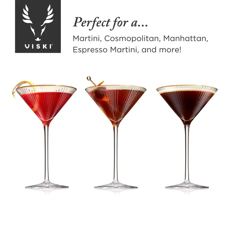 Viski Meridian Martini Glass