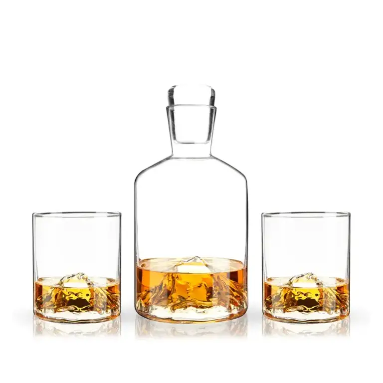 Viski Ensemble Décanteur et verres Montagne