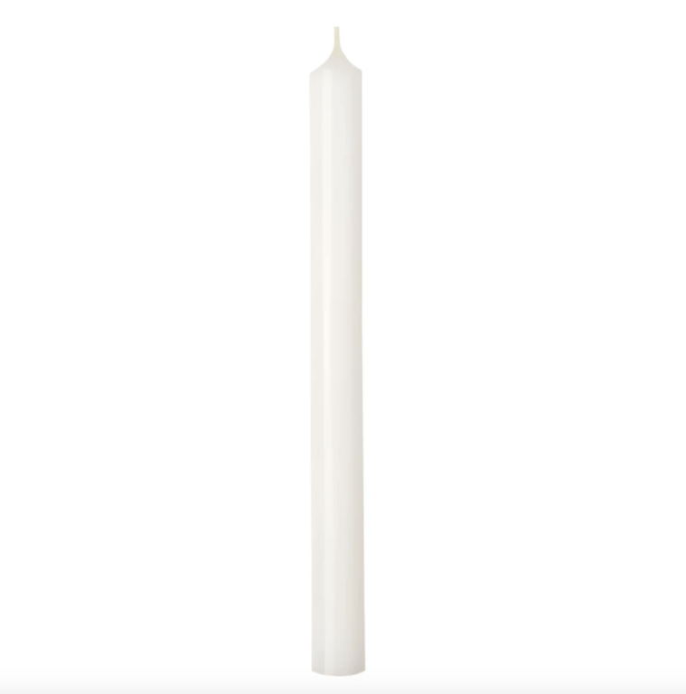 Twilight Collection Candle 10" - White