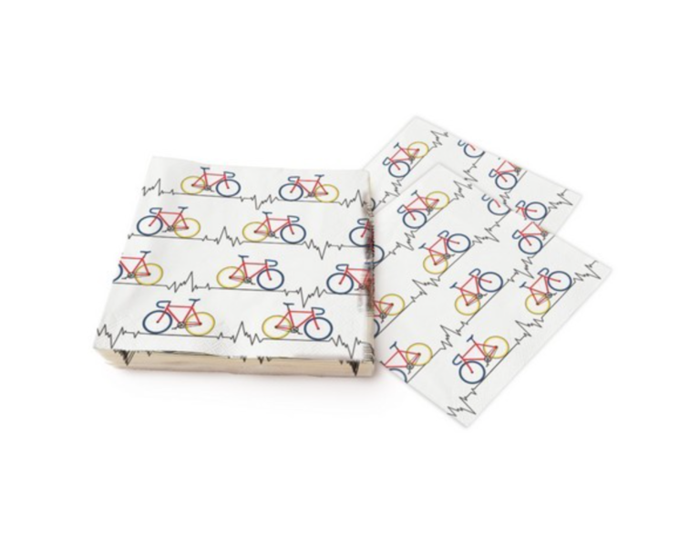 Twilight Collection Napkin de papier - Vélos