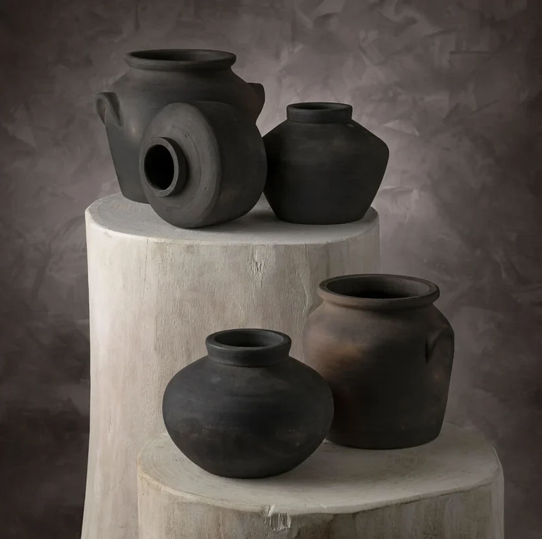 Vase Terracotta Brûlé - Petit