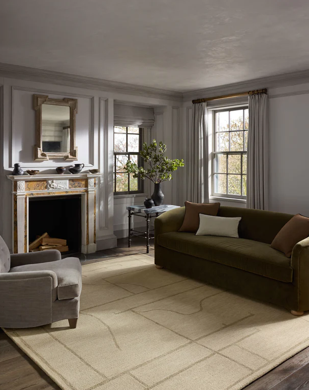 Loloi Rugs Barrow Rag - Ivory/Taupe