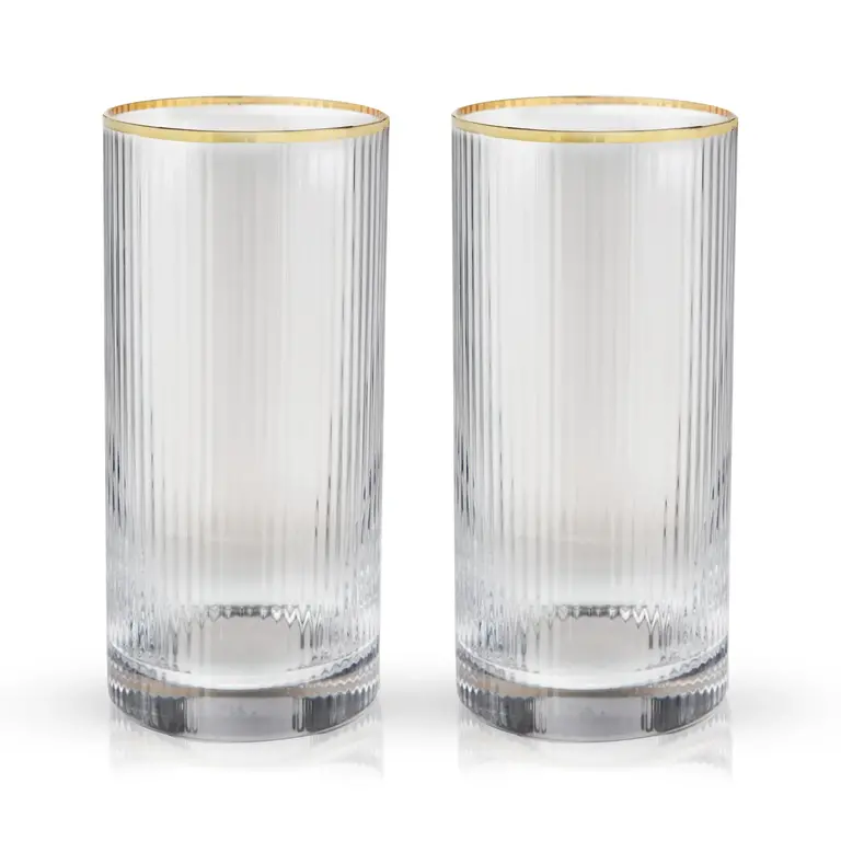 Viski Meridian Highball Glass
