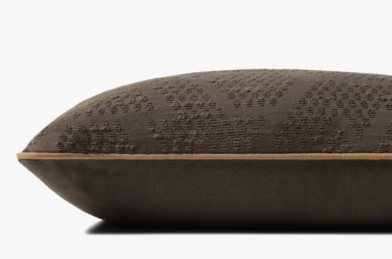 Jeremiah Brent X Loloi Leroy Pillow - Brown