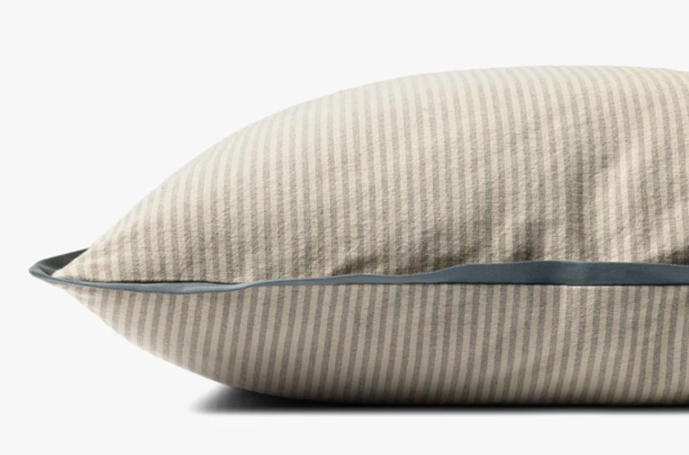 Jeremiah Brent X Loloi Coussin Naturel/Bleu