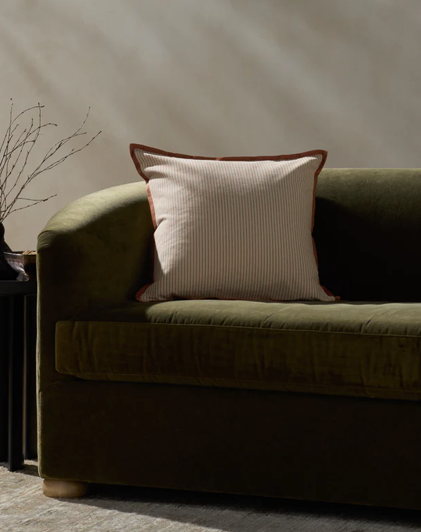 Jeremiah Brent X Loloi Natural/Terracotta Pillow