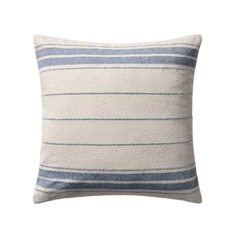 Magnolia Home by Joanna Gaines X Loloi Magnolia Home Cushion - Natural/Blue