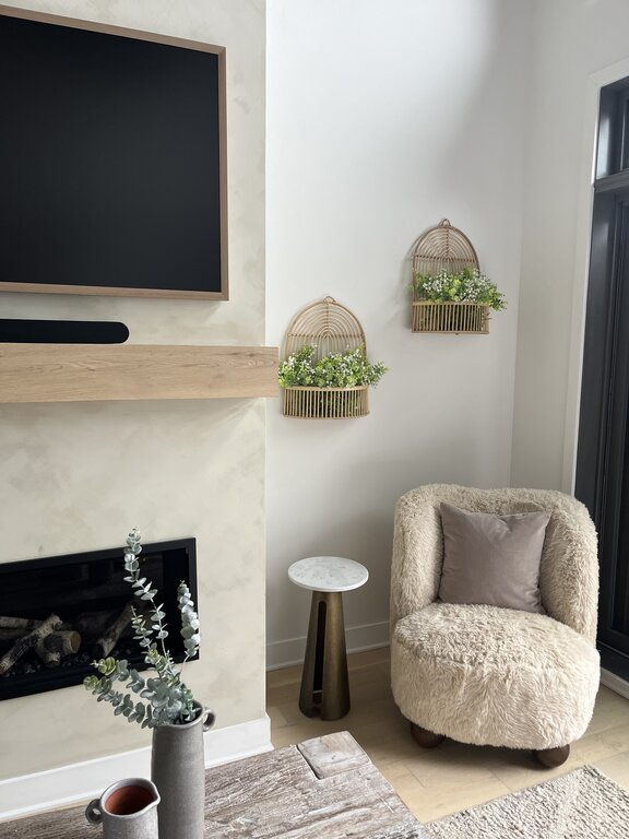 Rainbow Rattan Wall baskets