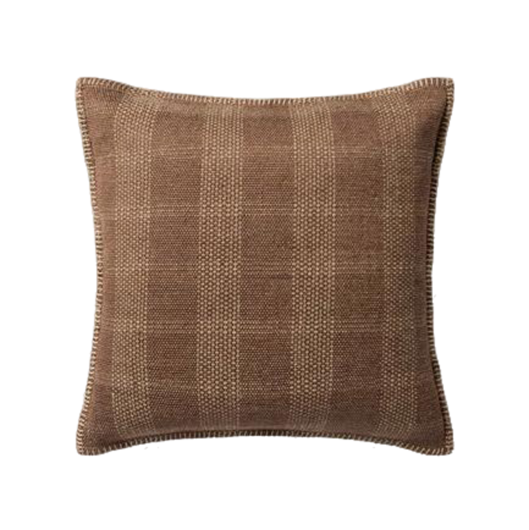 Loloi Rugs Brown / Tan Pillow