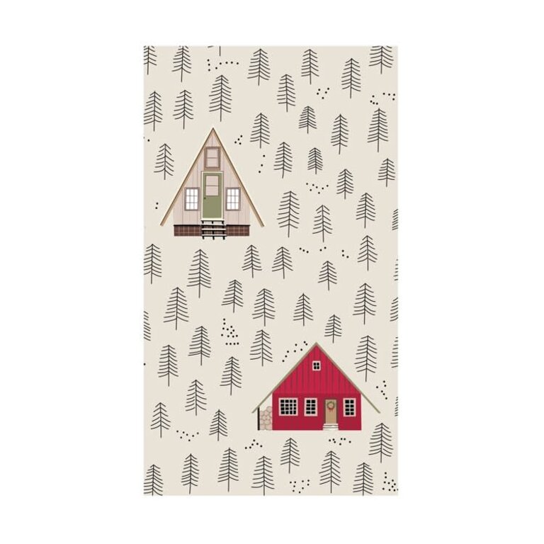Chalets Paper Napkin - 5"x 8"