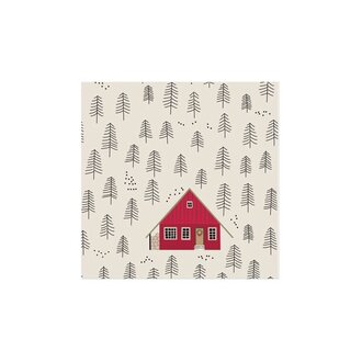 Chalets Paper Napkins -  5"x 5"