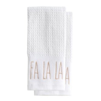 Serviettes à main "Fa La La"