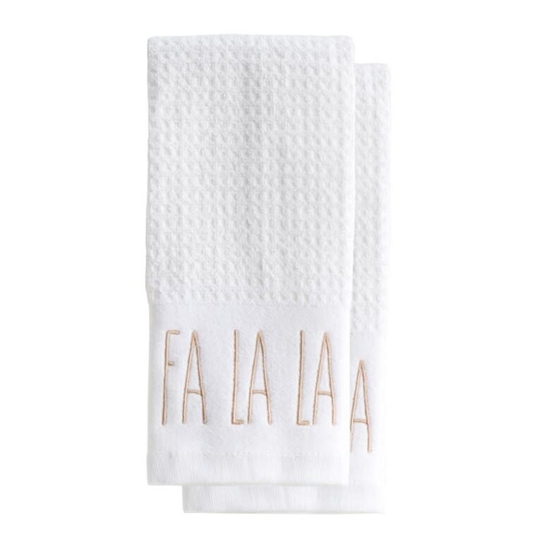 "Fa La La" Hand Towels