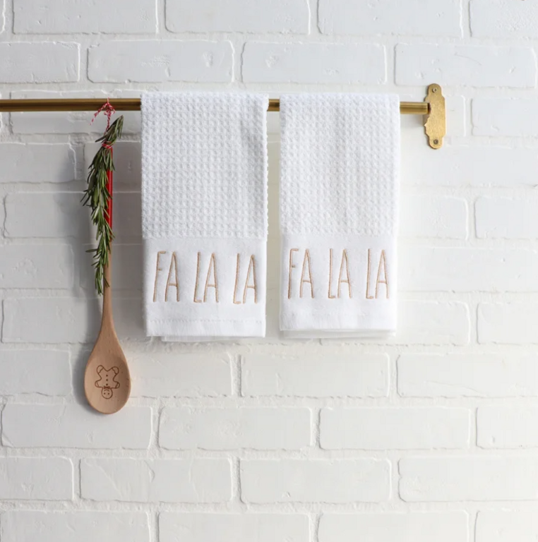 "Fa La La" Hand Towels