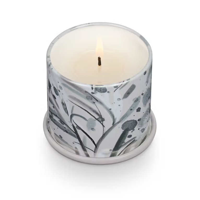 Winter White Tin Candle