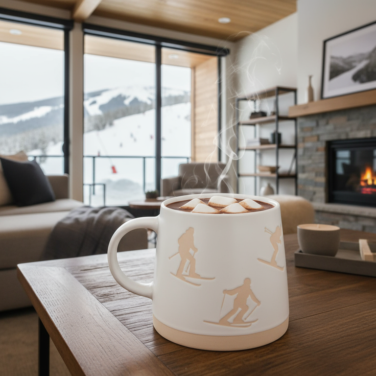 Artisan Mug - Skiers