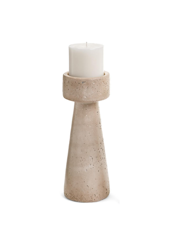 Travertine Candle Holder
