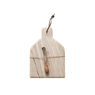 Planche à fromages en marble - Avec couteau