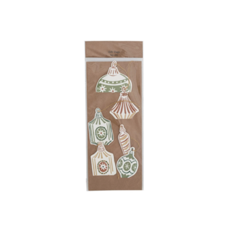 Étiquette cadeau Ornement