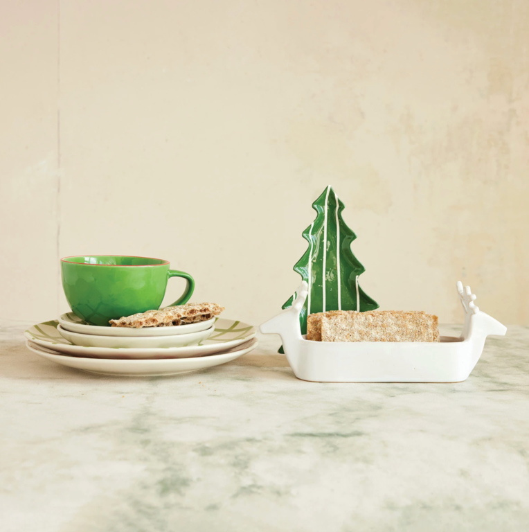 Deer Head Cookie Dish