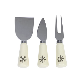 Santa Barbara Design Studio Snowflake Cheese Knife Set