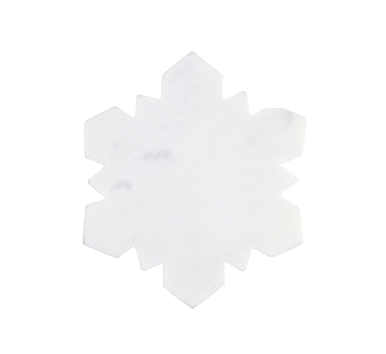 Santa Barbara Design Studio Snowflake Marble Coasters