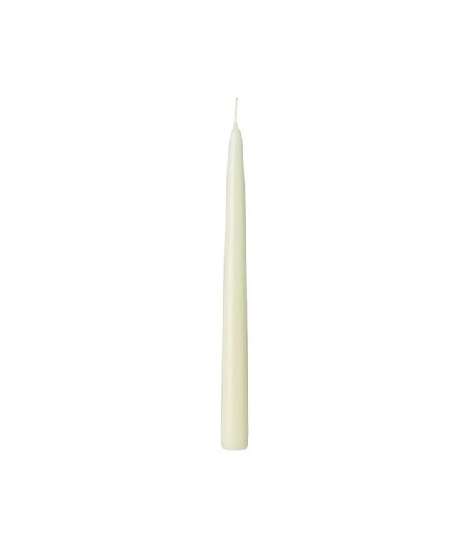 Ens. de 2 Bougies Danoise 10" - Blanc cassé
