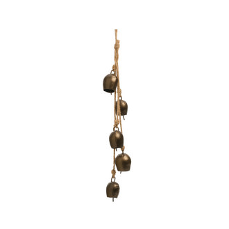 Bronze iron bell garland