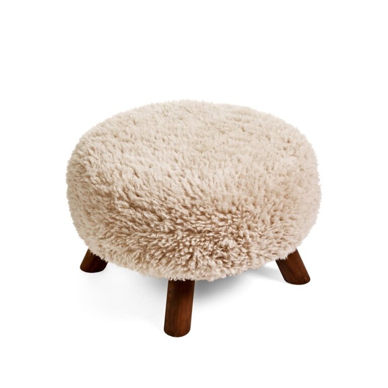 Stool - Polyester/Wood