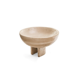 Bol sur Pied Ciment Travertin