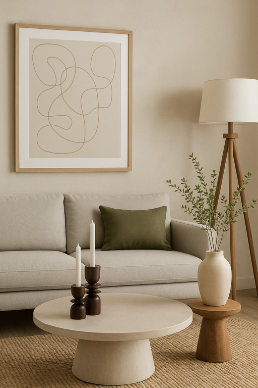 Acacia Wood Candle Holder