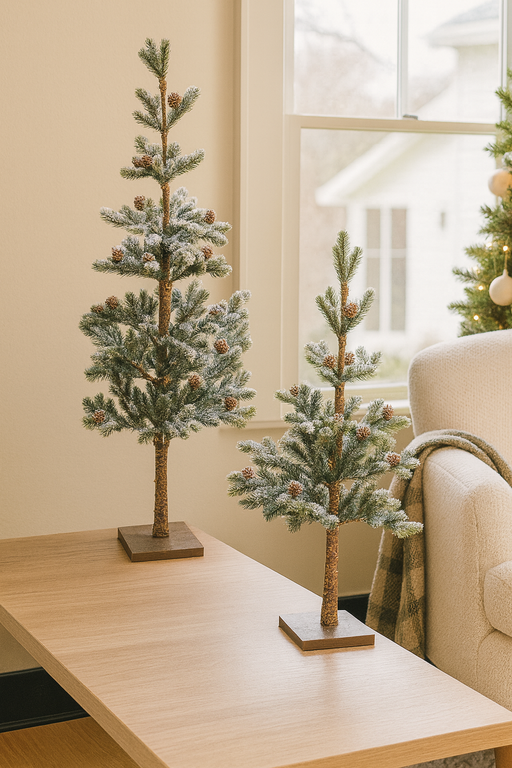 Sapin de Noël avec clochette - 35"