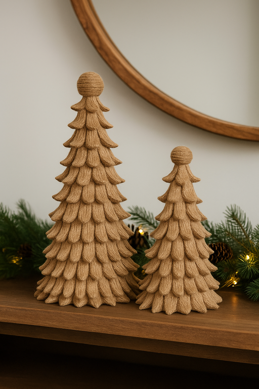 Arbre en cône - Jute/Carton